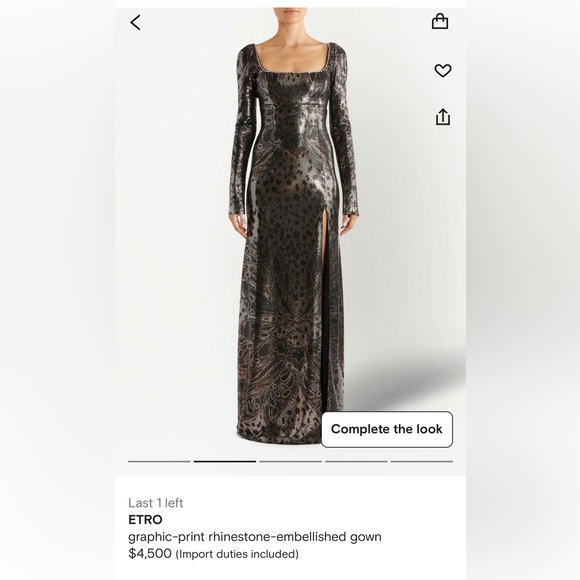 ETRO GOWN Long sleeve - Picture 5 of 17